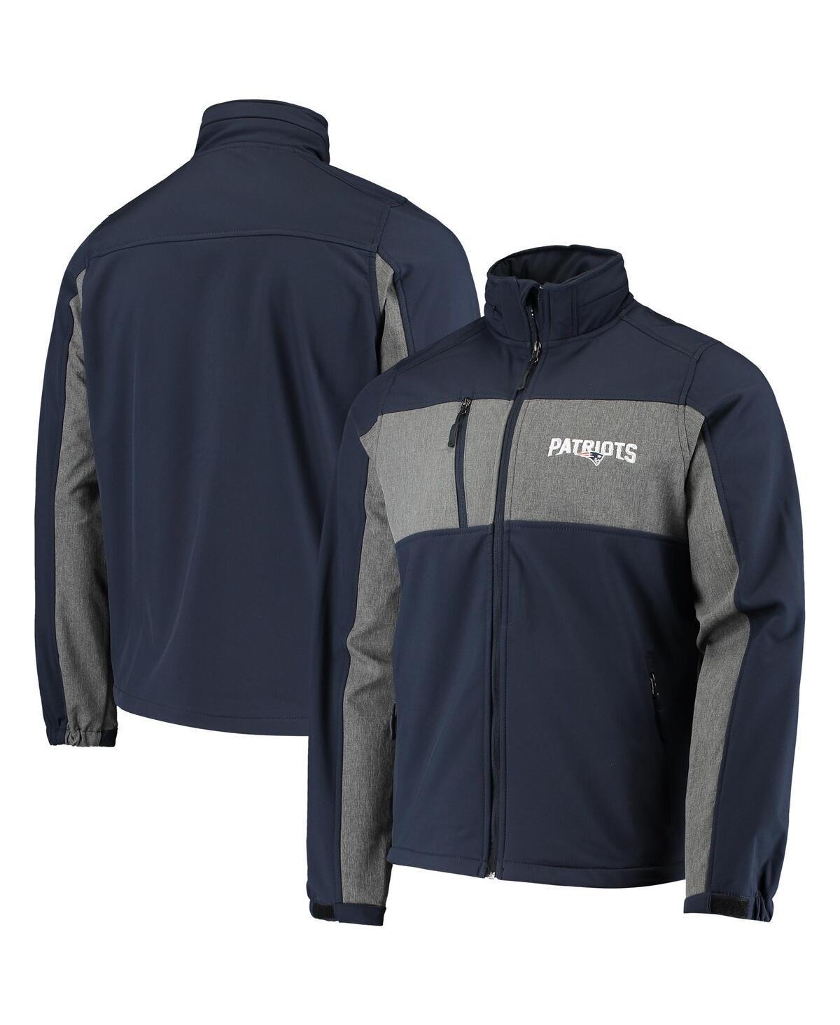 Mens Dunbrooke New England Patriots Circle Zephyr Softshell Full-Zip Jacket Blue Product Image