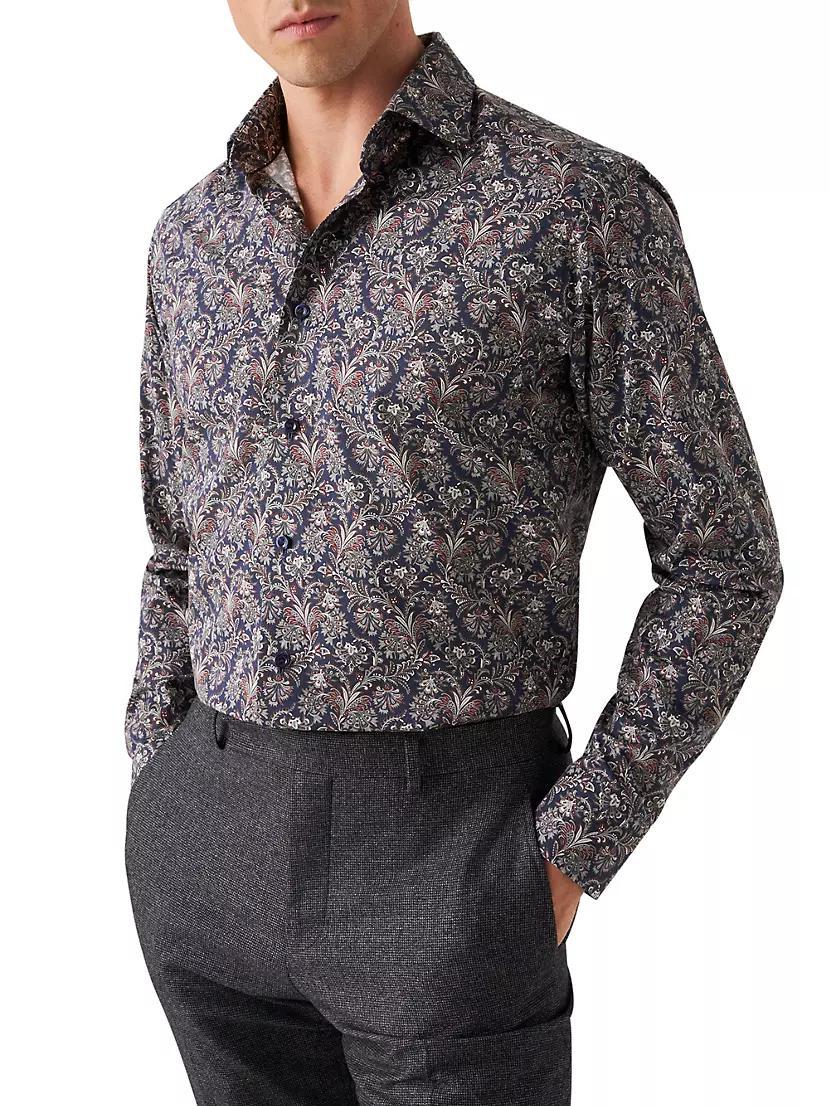 Slim-Fit Paisley Dress Shirt Product Image