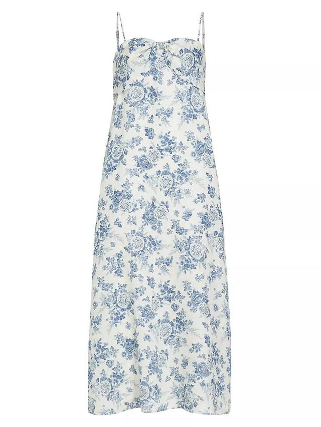 Tilney Floral Linen Maxi Dress Product Image