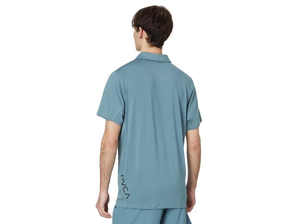 RVCA Sport Vent Polo (Glacier) Men's Clothing Product Image