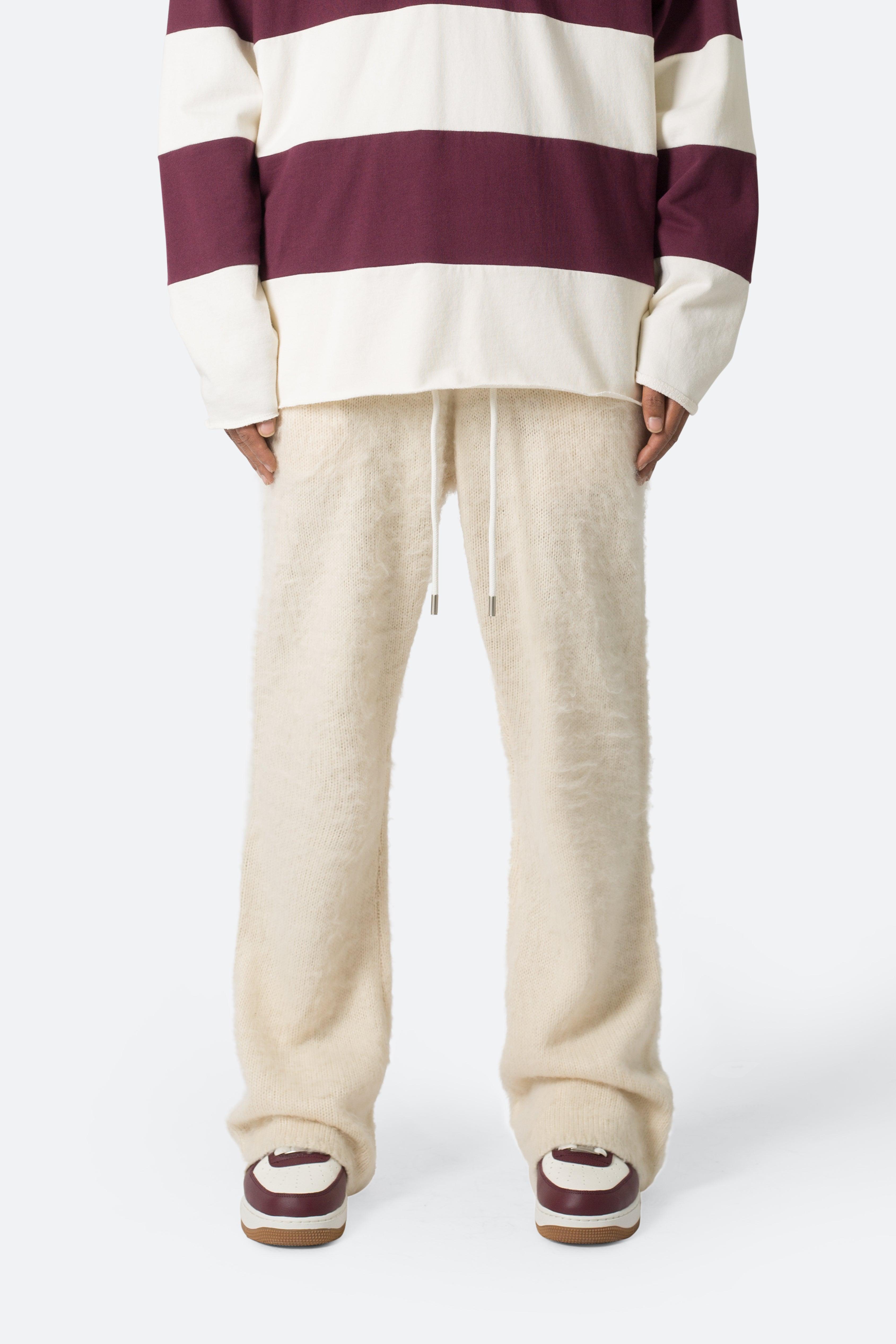 Fuzzy Sweatpants - Off White Product Image