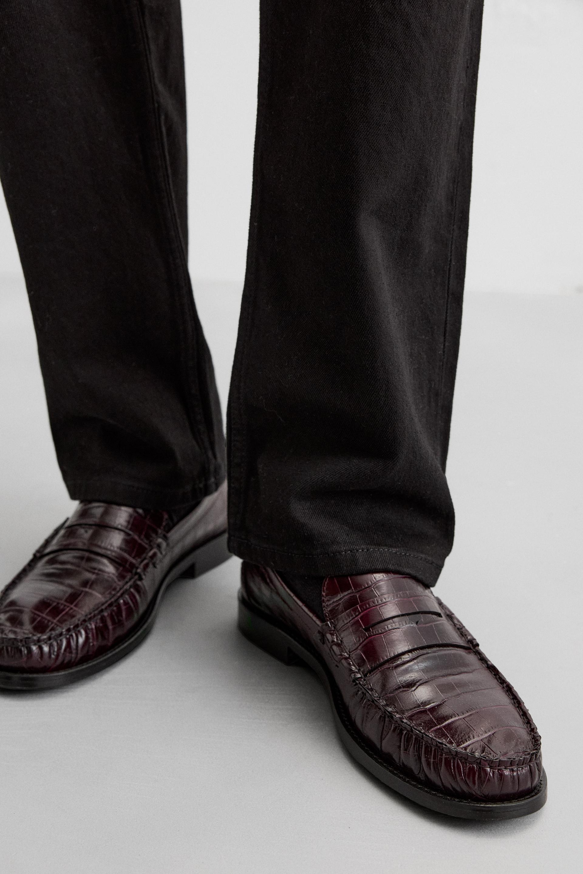 EMBOSSED LEATHER LOAFERS LIMITED EDITION Product Image