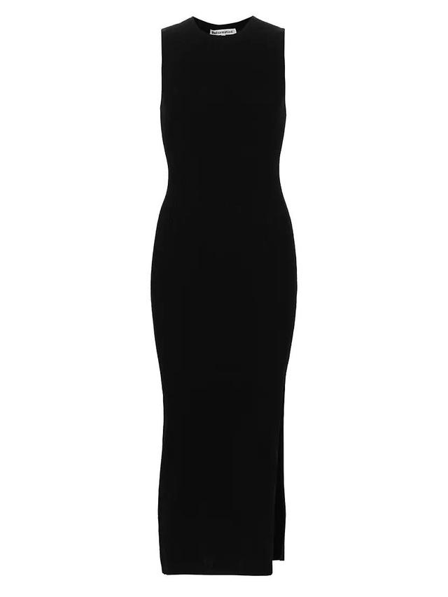 Womens Basil Sleeveless Cashmere Midi-Dress Product Image