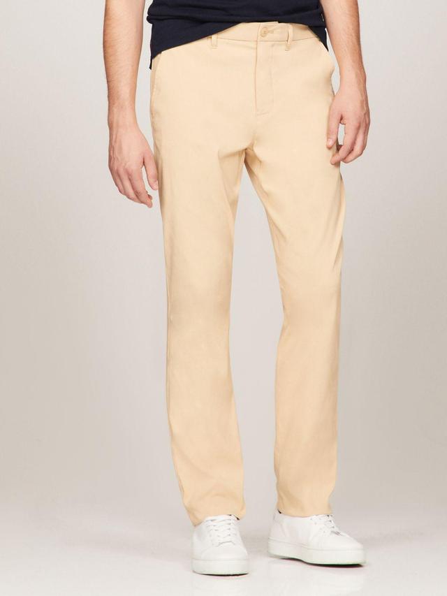 Tommy Hilfiger Men's Regular Fit Solid Stretch Pant - Beige - 30W x 34L Product Image