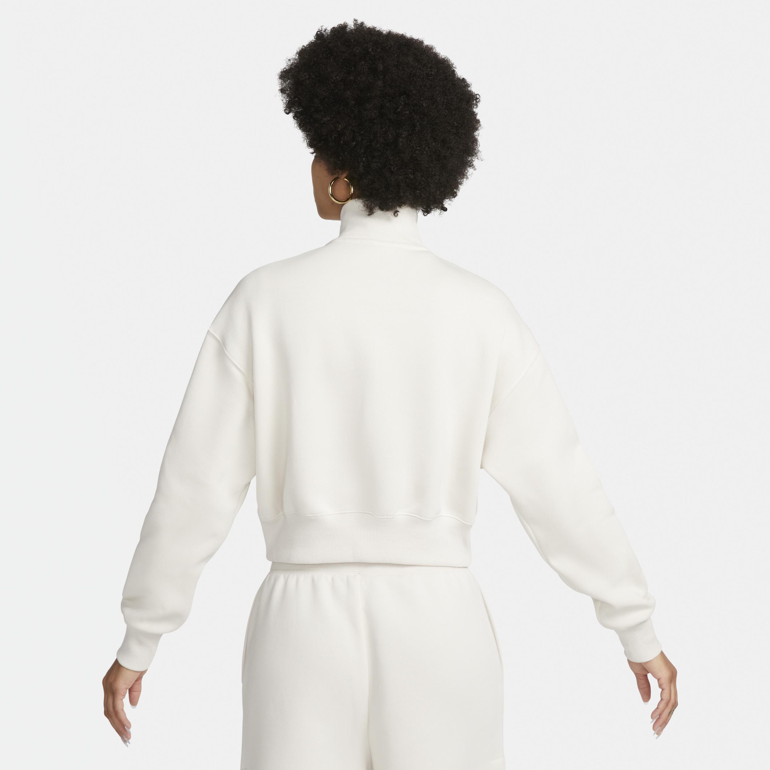 Women's Nike Sportswear Phoenix Fleece 1/2-Zip Cropped Sweatshirt Product Image