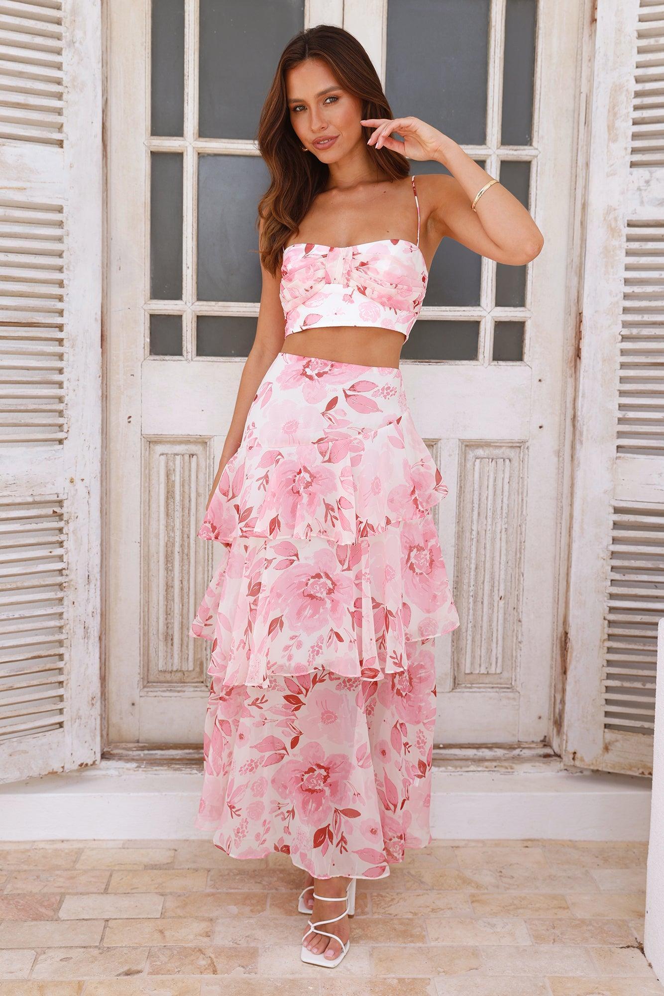 Mystical Moments Crop Top Pink Product Image