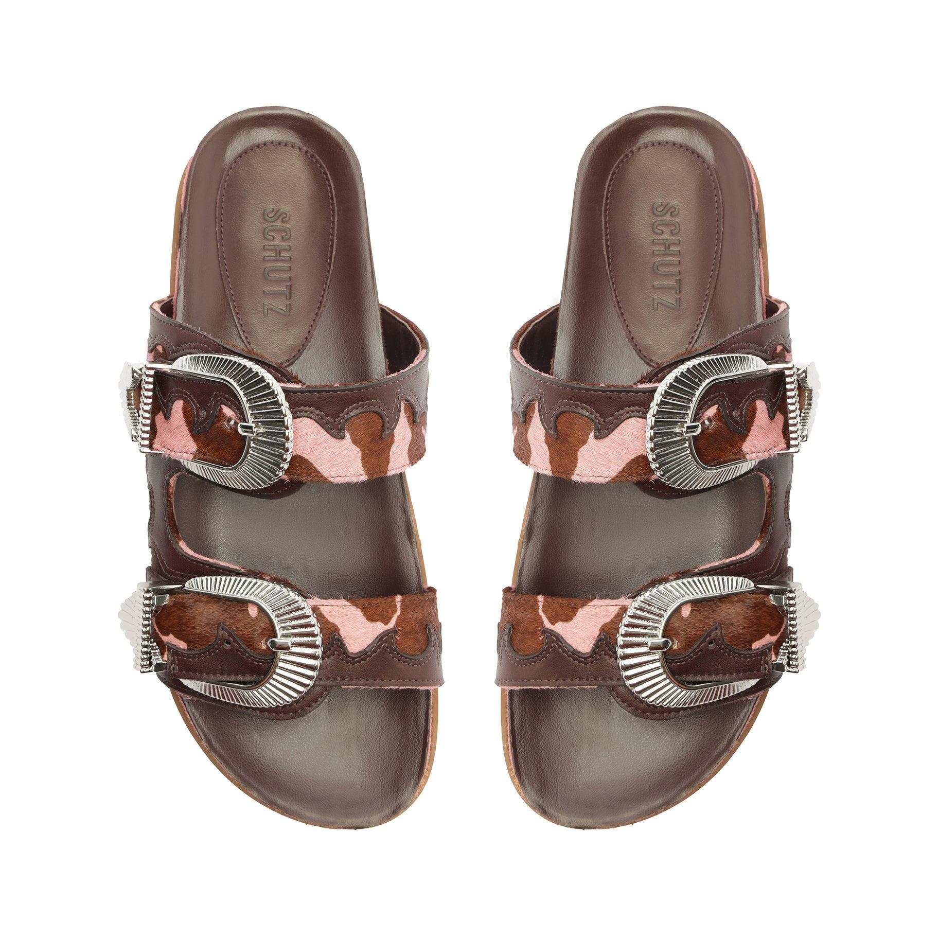 Harper Sporty Calf Hair Sandal Product Image