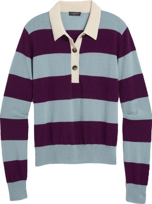 Cashmere Rugby Polo Sweater Product Image