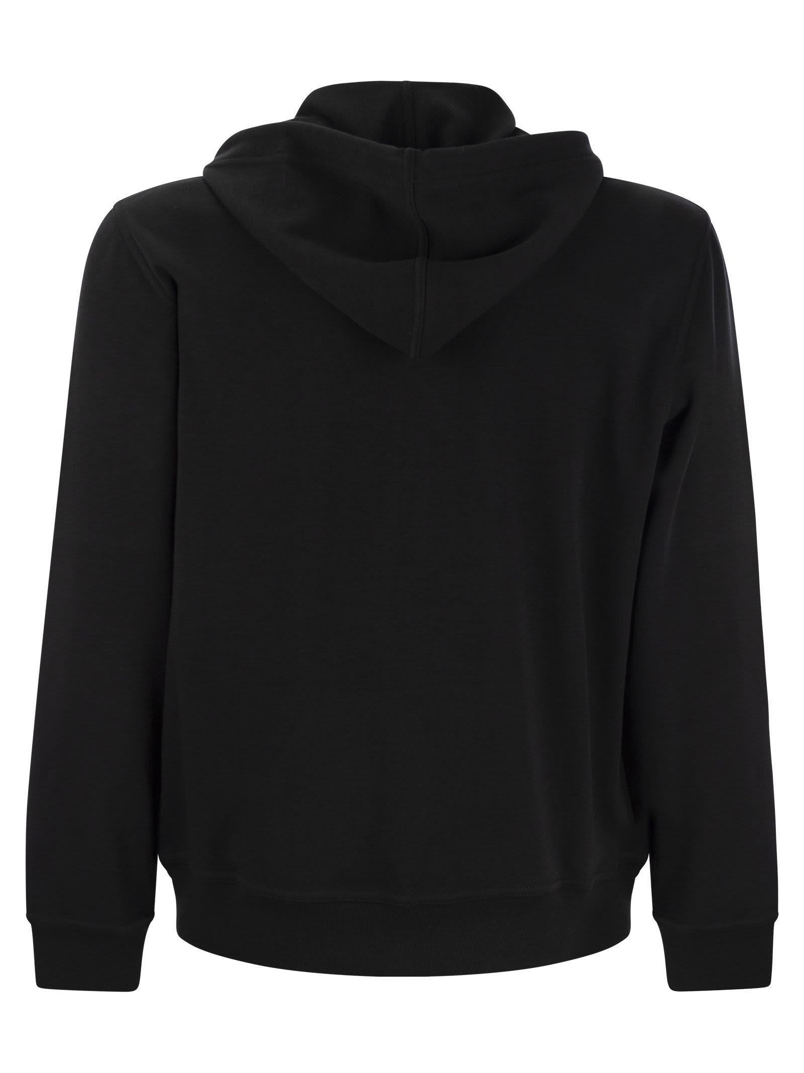 BRUNELLO CUCINELLI Interlock Sweatshirt In Black Product Image