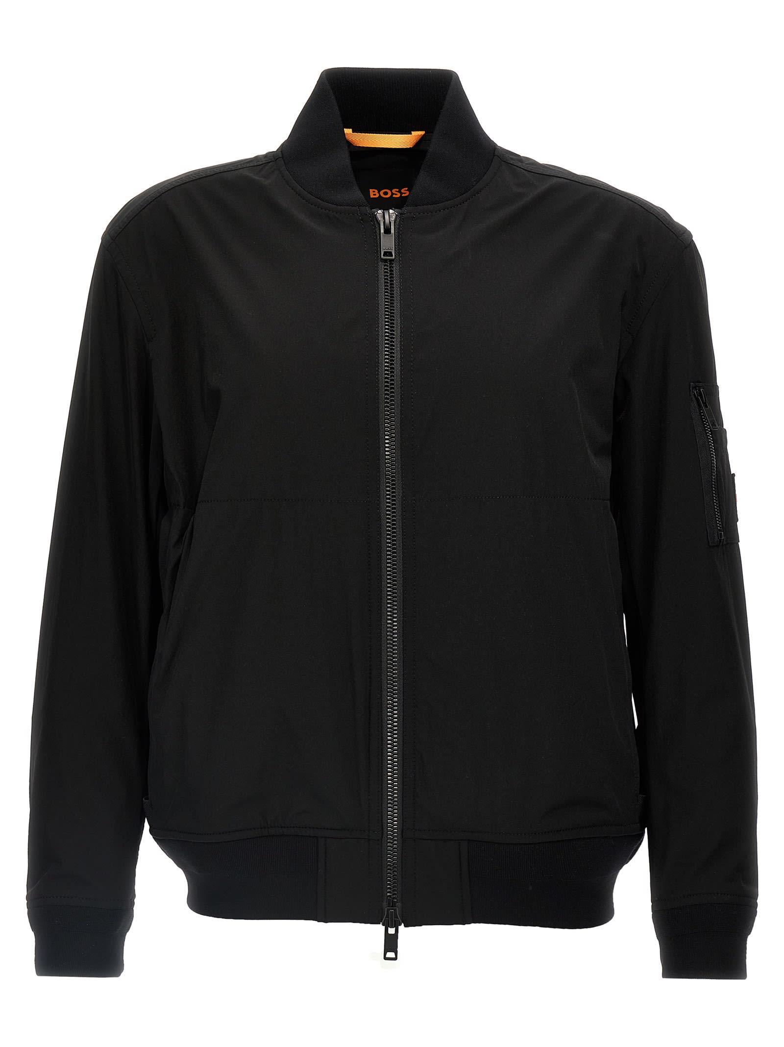 HUGO BOSS Obear Bomber Jacket In Black Product Image