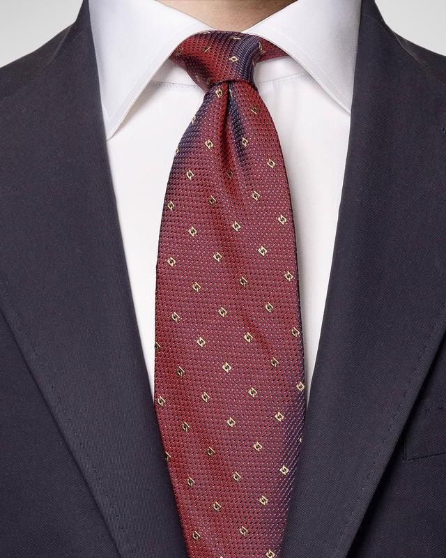 Eton Neat Geometric Silk Tie Product Image