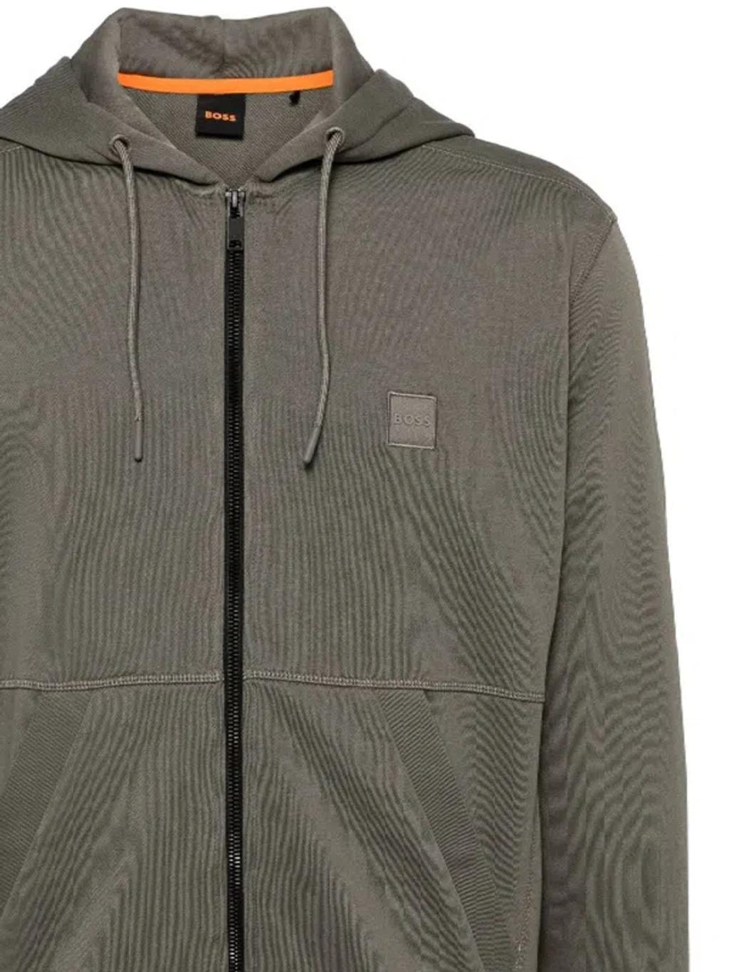 Boss Sweaters In Open Grey Product Image