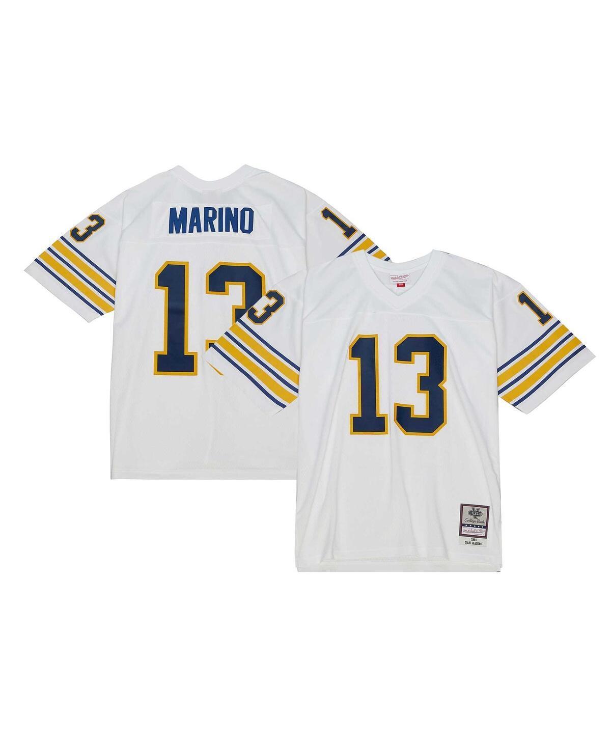 Mens Mitchell & Ness Dan Marino White Pitt Panthers 1981 Legacy Jersey - White Product Image