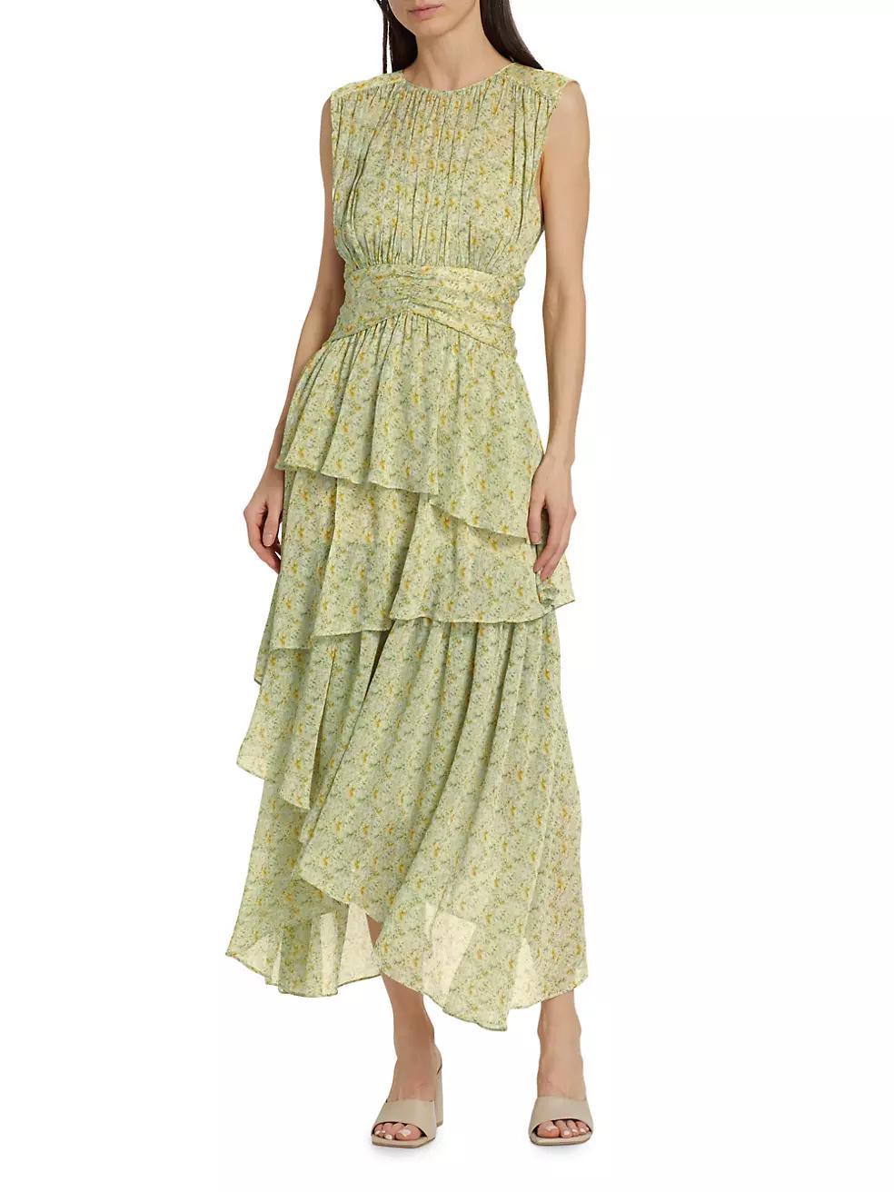 Clio Tiered Floral Maxi Dress Product Image