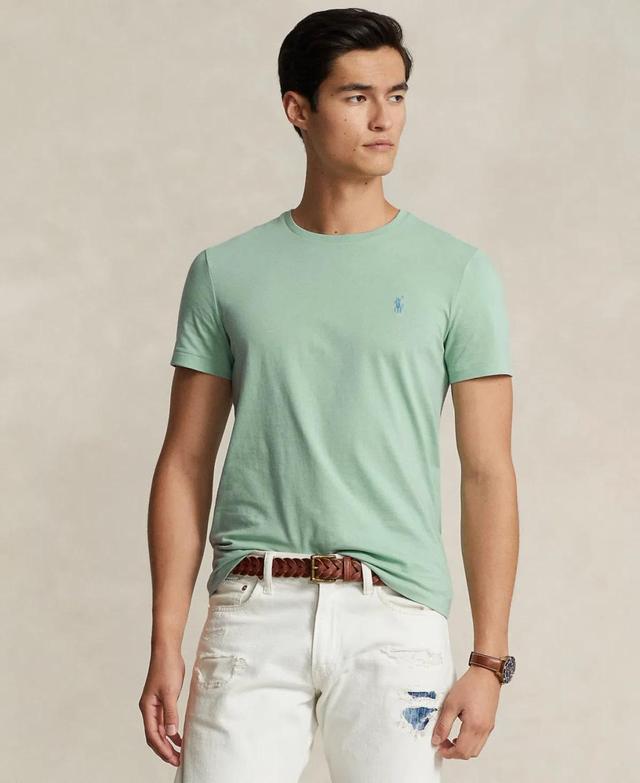 Polo Ralph Lauren Mens Classic-Fit Jersey Crewneck T-Shirt Product Image