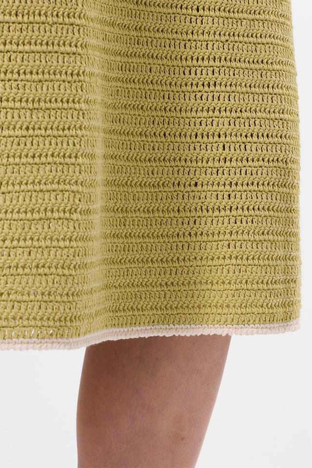 Meli Crochet Skirt - Melon Ivory Product Image