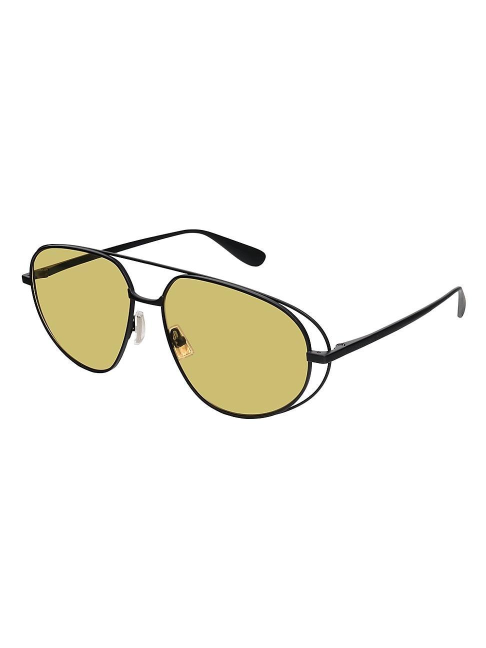 Mens Flower 61MM Pilot Sunglasses Product Image