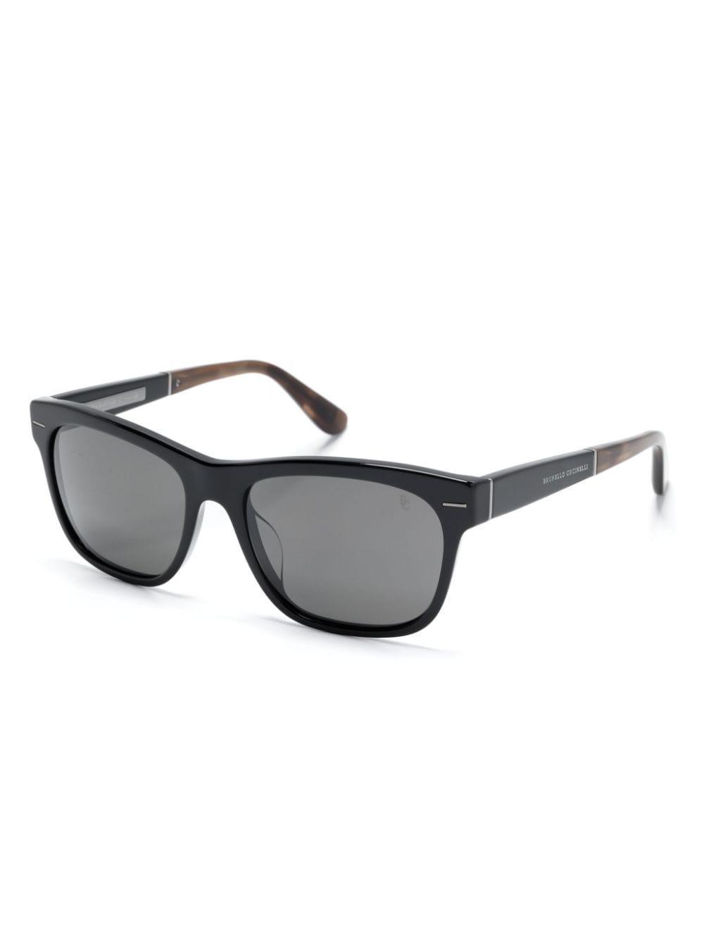 Square-frame Sunglasses In Black Product Image