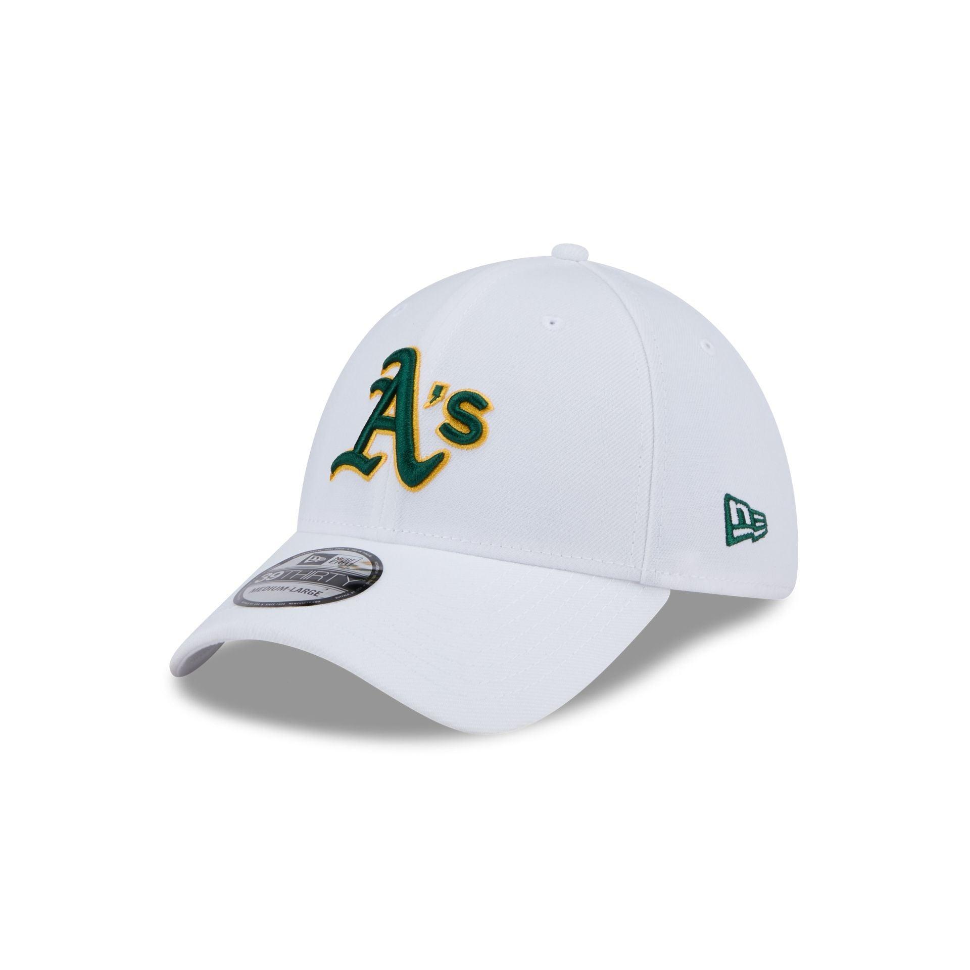 Oakland Athletics Optic White 39THIRTY Stretch Fit Hat Male Product Image