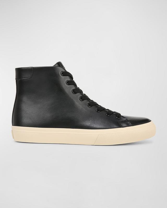 Vince Mens Fulton High Top Leather Oxford Shoes Product Image