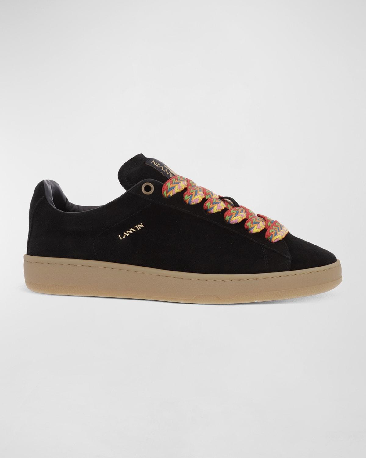 Lanvin Mens Lite Curb Low Top Sneakers Product Image