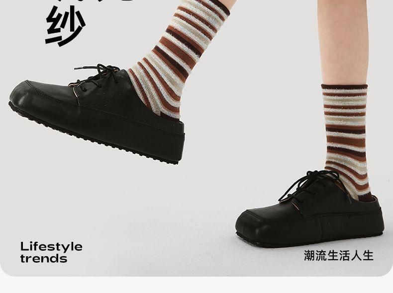 Set of 3 Pairs: Striped Crew Socks Product Image