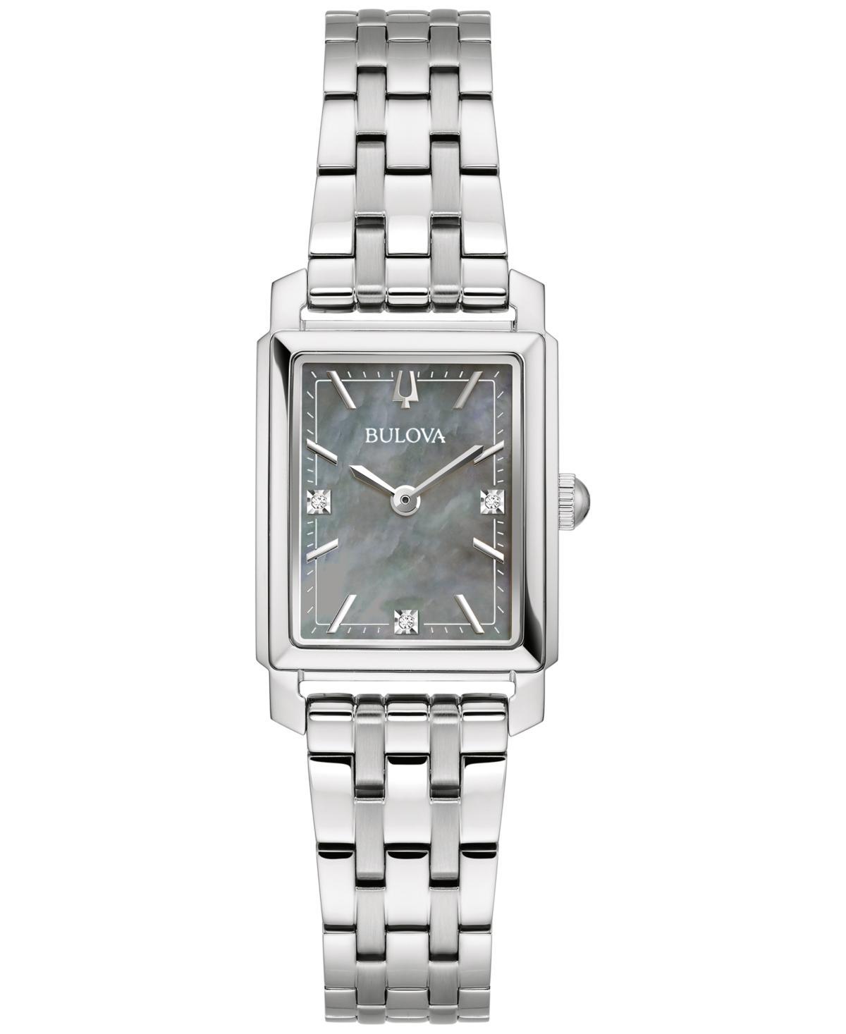 Bulova Womens Classic Two Hand Stainless Steel Bracelet Watch Product Image