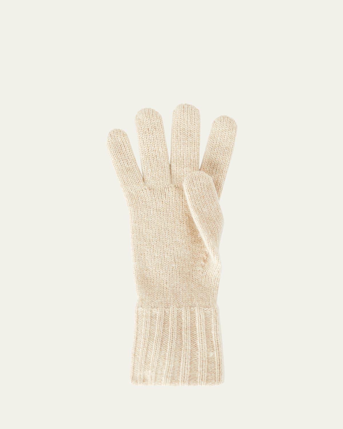 Short Knit Cashmere Gloves Product Image