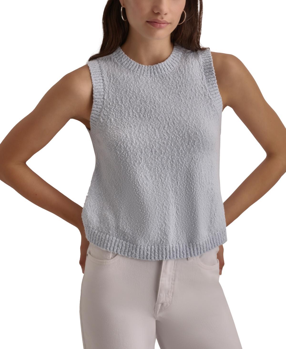 Dkny Jeans Womens Cotton Boucle Sleeveless Sweater product image