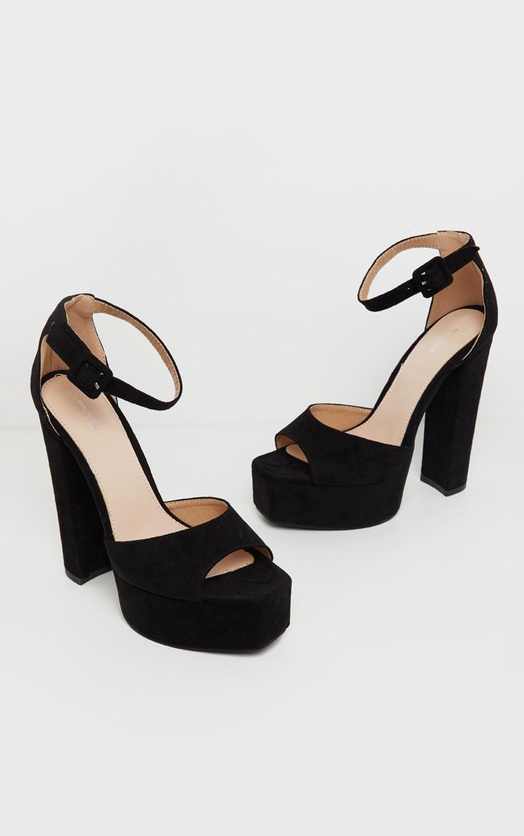 Black Platform High Sandal Product Image