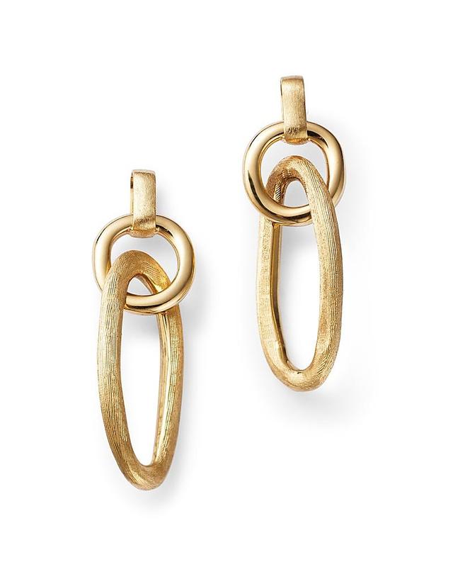 Womens Jaipur 18K Yellow Gold Mixed-Link Earrings Product Image