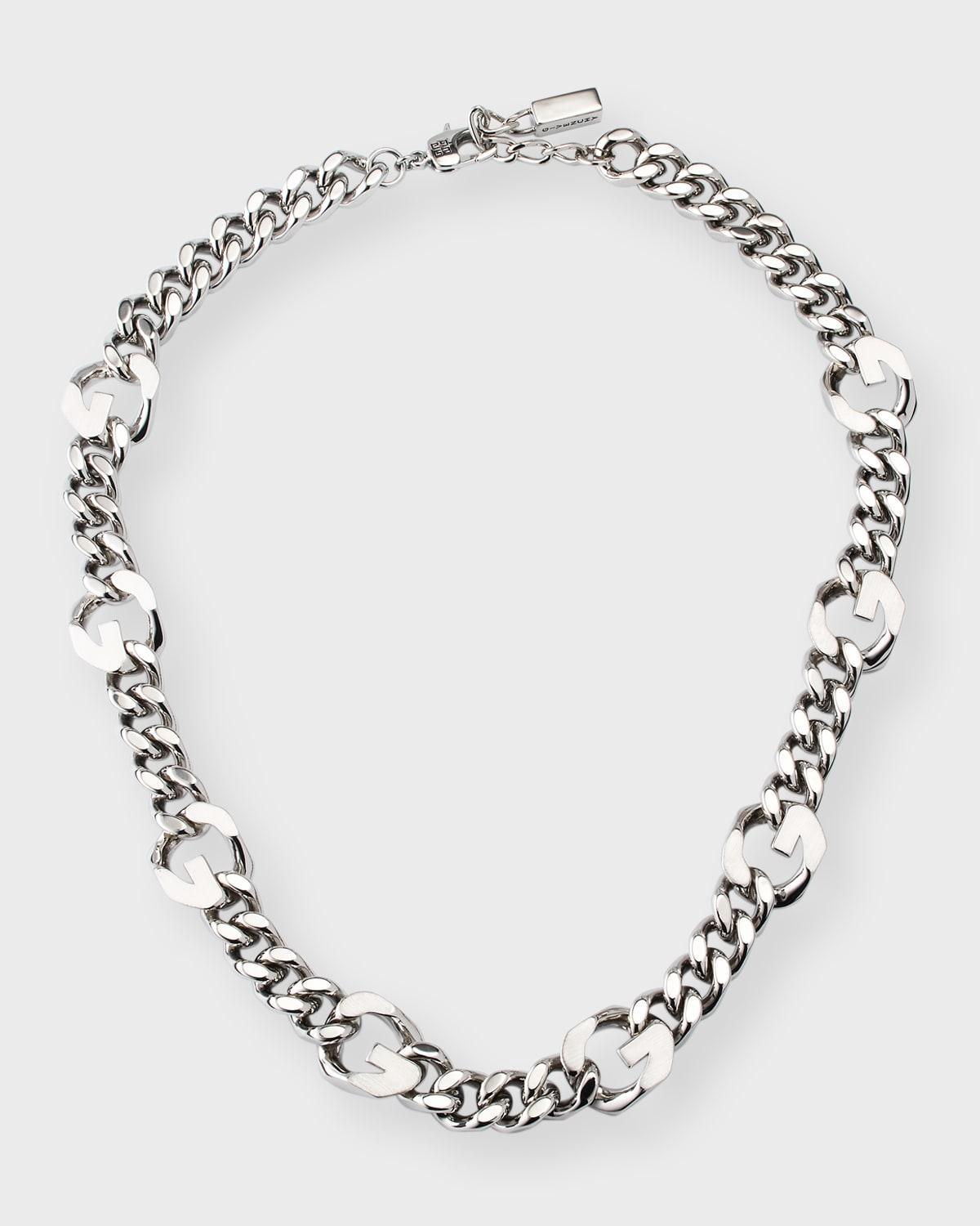 Mens G Chain Necklace In Metal Product Image