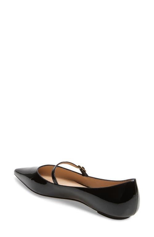 Emilia Mary Jane Flat In Black Product Image