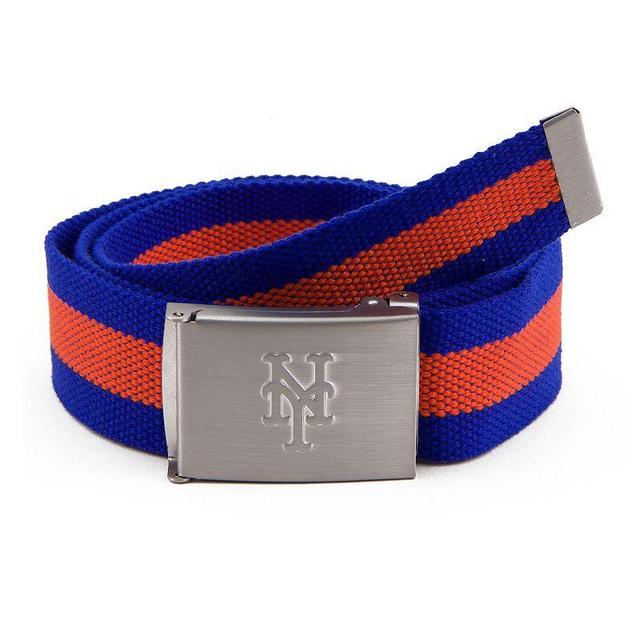 Mens New York Mets Fabric Belt - Blue Product Image