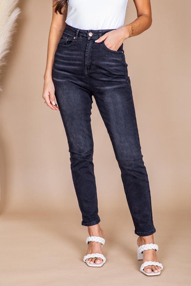 Bianca Black Vintage Straight Leg Jeans Product Image