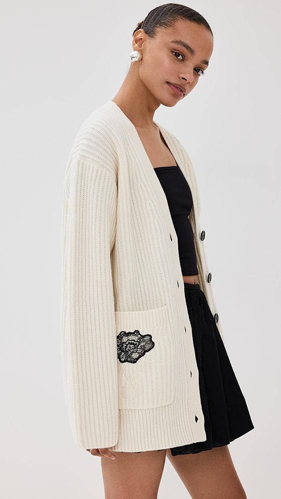 Marc Jacobs Lace Applique Cardigan | Shopbop Product Image