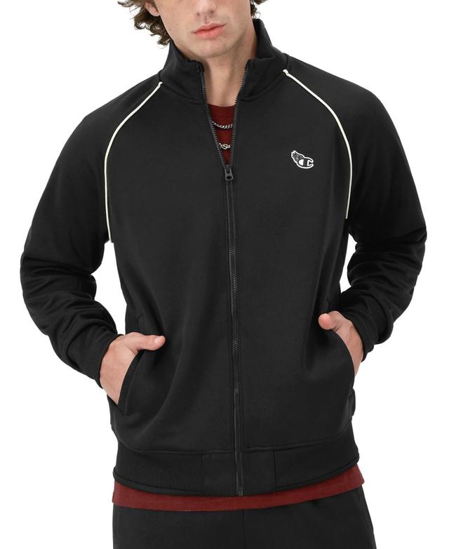 Champion Mens Standard-Fit Piped Full-Zip Tricot Track Jacket Product Image