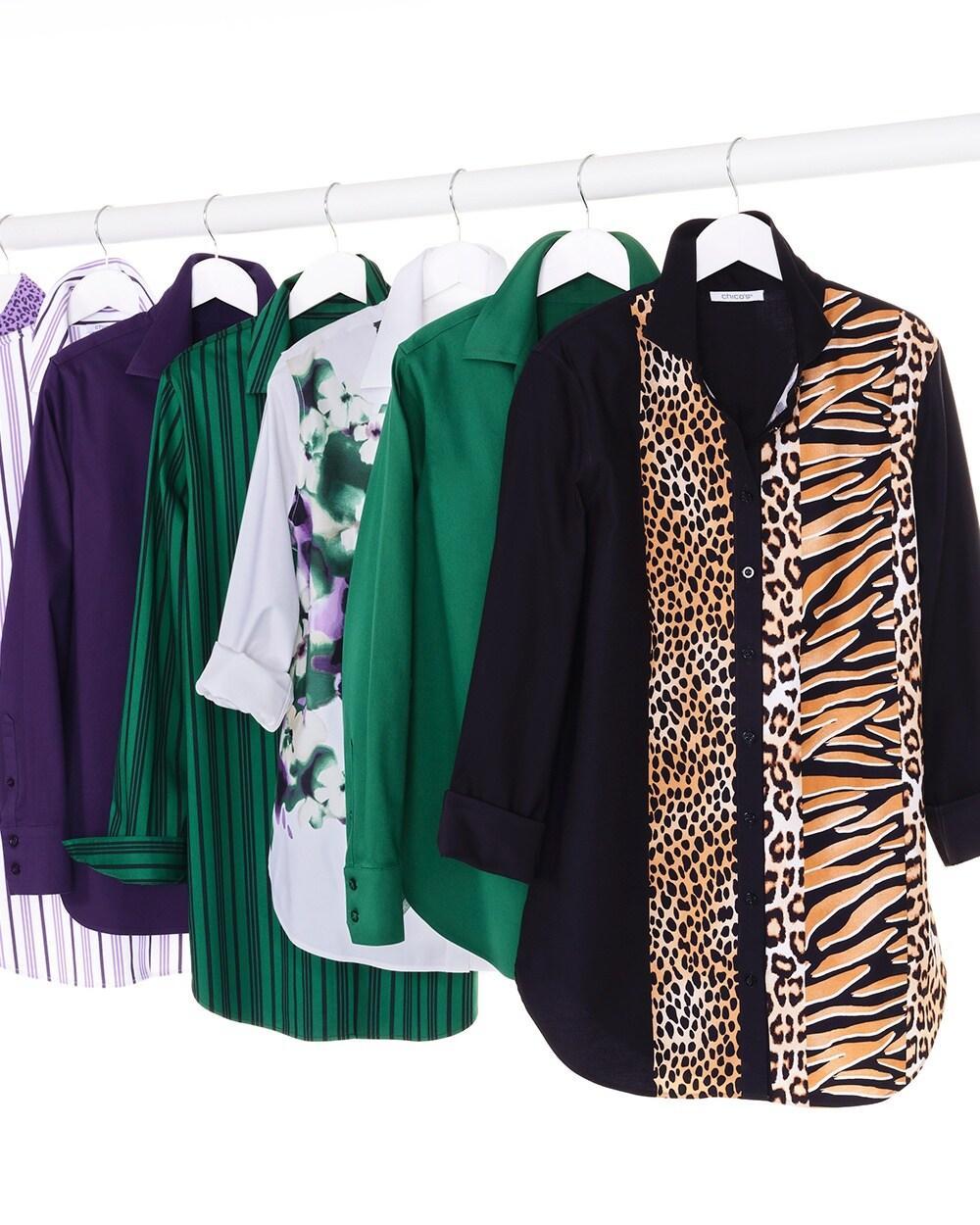 No Iron™ Striped Tunic Product Image