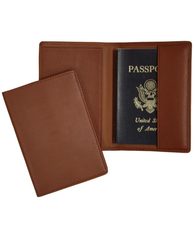 Mens Royce New York Classic Rfid Blocking Passport Case Product Image