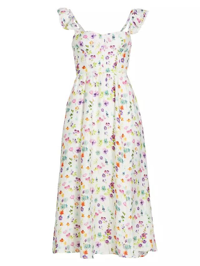 Wedelia Floral Bustier Dress Product Image