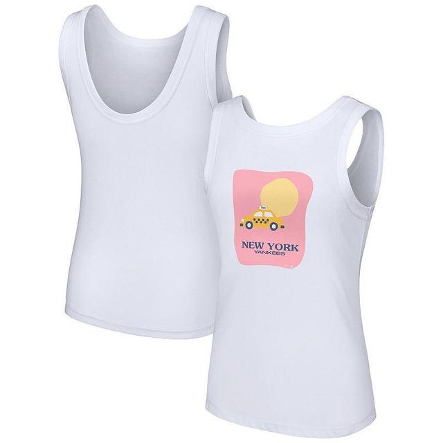 Womens Lusso Style New York Yankees Lindy Tank Top Product Image