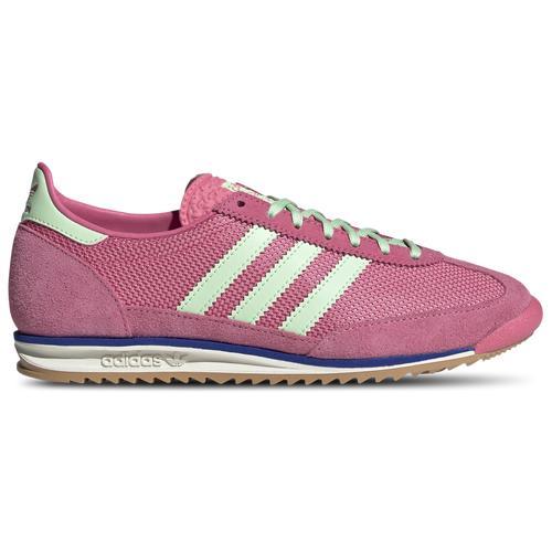 adidas Originals Womens adidas Originals SL 72 Mesh - Womens Running Shoes Semi Green Spark/Pink Fusion/Lucid Blue Product Image