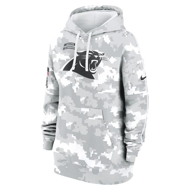 Carolina Panthers Salute to Service Primary Edge Club Women's Nike NFL Pullover Hoodie Product Image