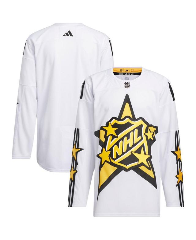 Adidas Mens 2024 Nhl All-Star Game Adidas x Drew House White Primegreen Authentic Jersey - White Product Image