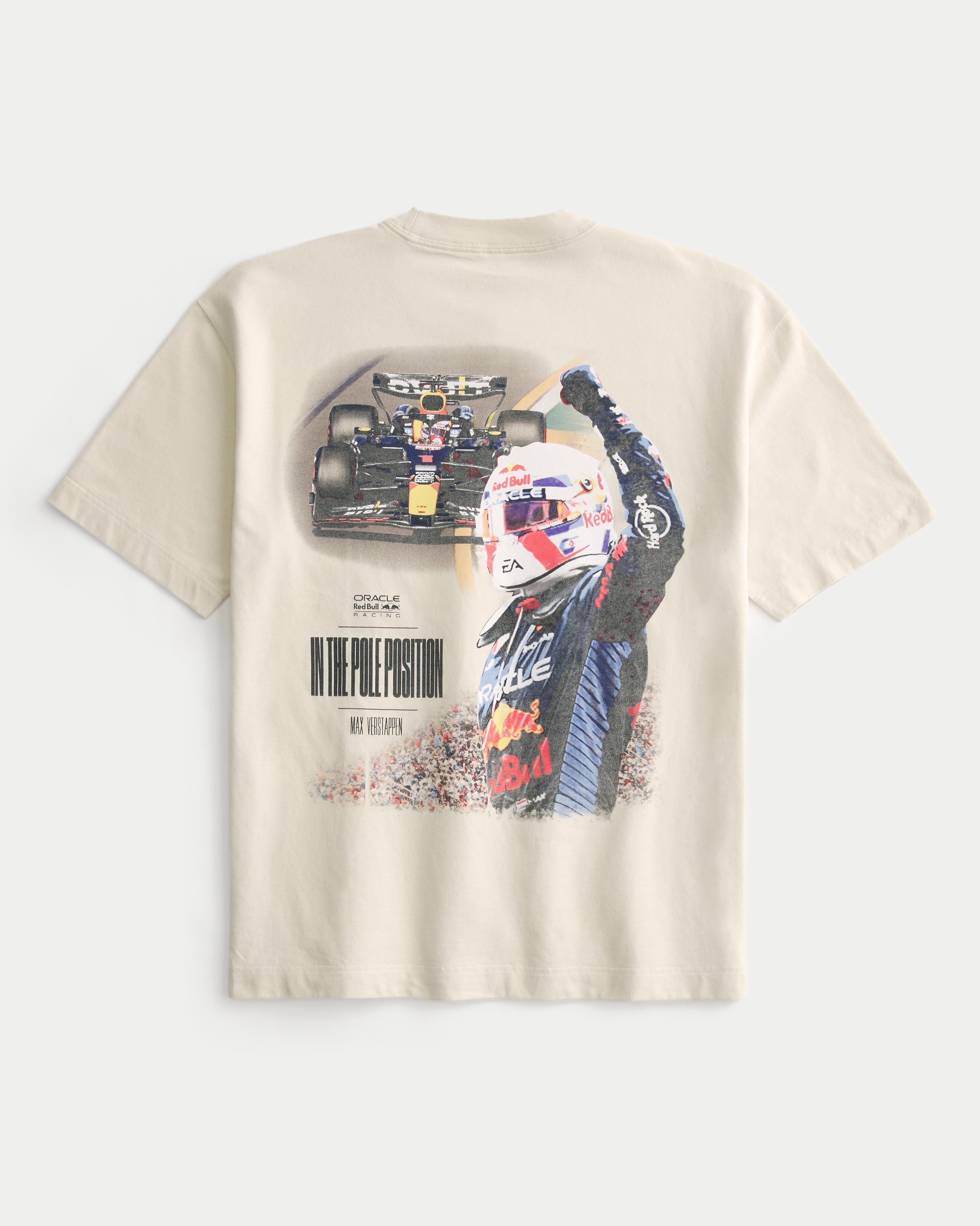 Boxy Heavyweight Oracle Red Bull Racing Graphic Tee Product Image