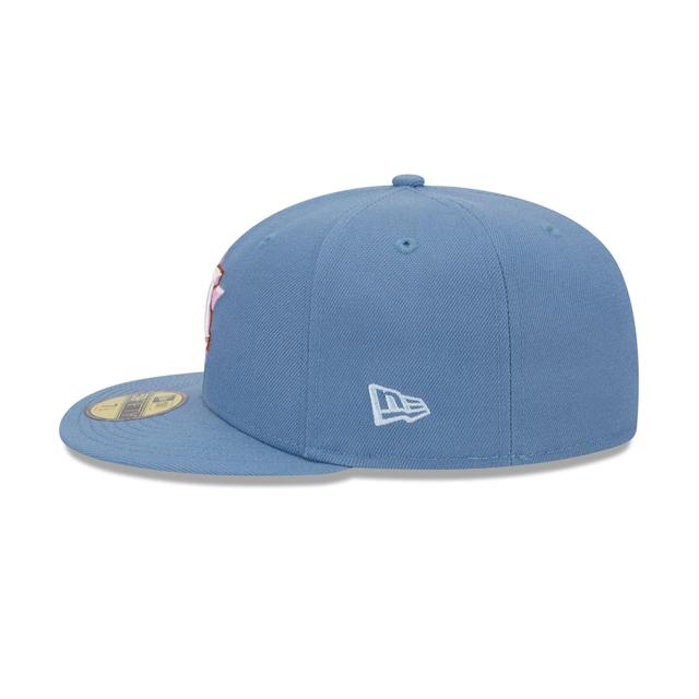 Houston Astros Color Pack Faded Blue 59FIFTY Fitted Hat Male Product Image