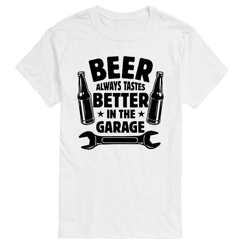 Big & Tall Beer Tastes Better Garage Tee, Mens Product Image