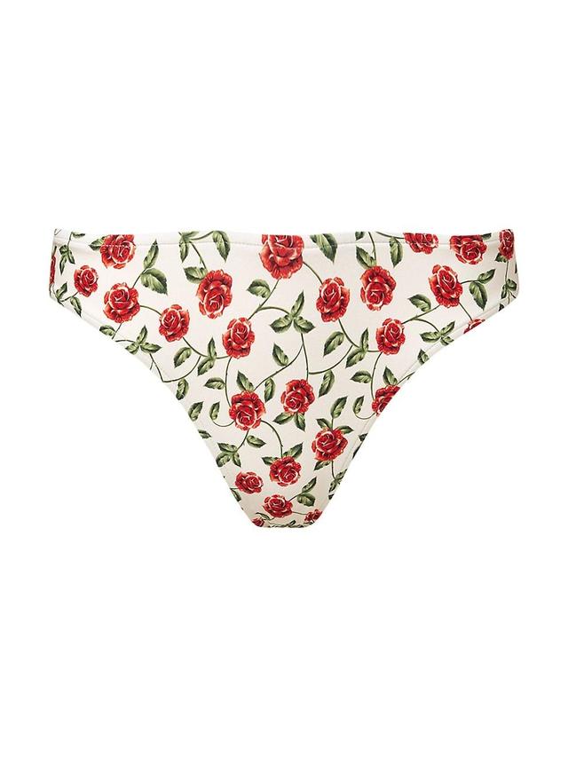 Womens Floral Bikini Bottom Product Image