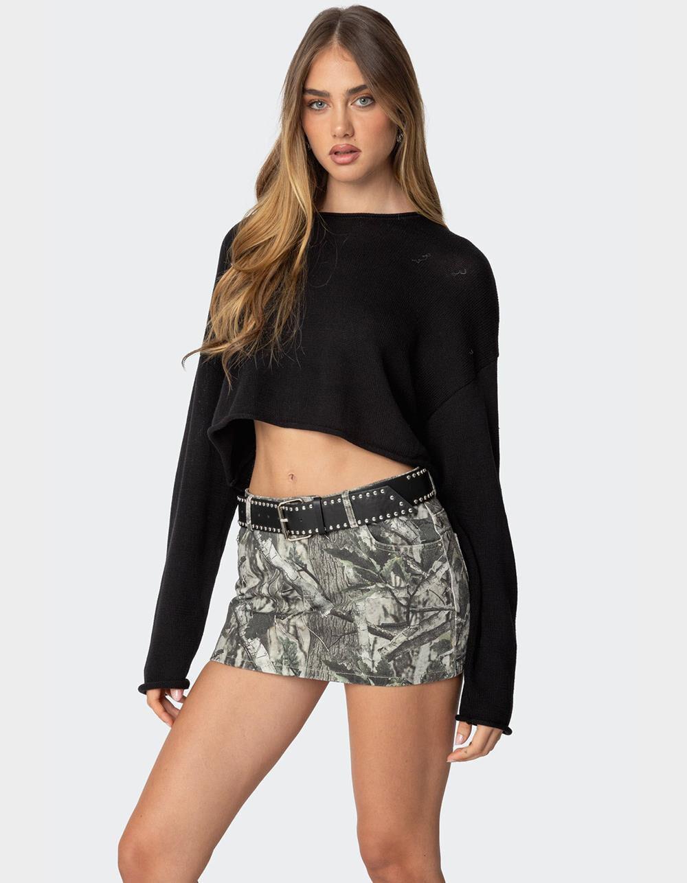 EDIKTED Shyrah Oversized Knit Top Product Image