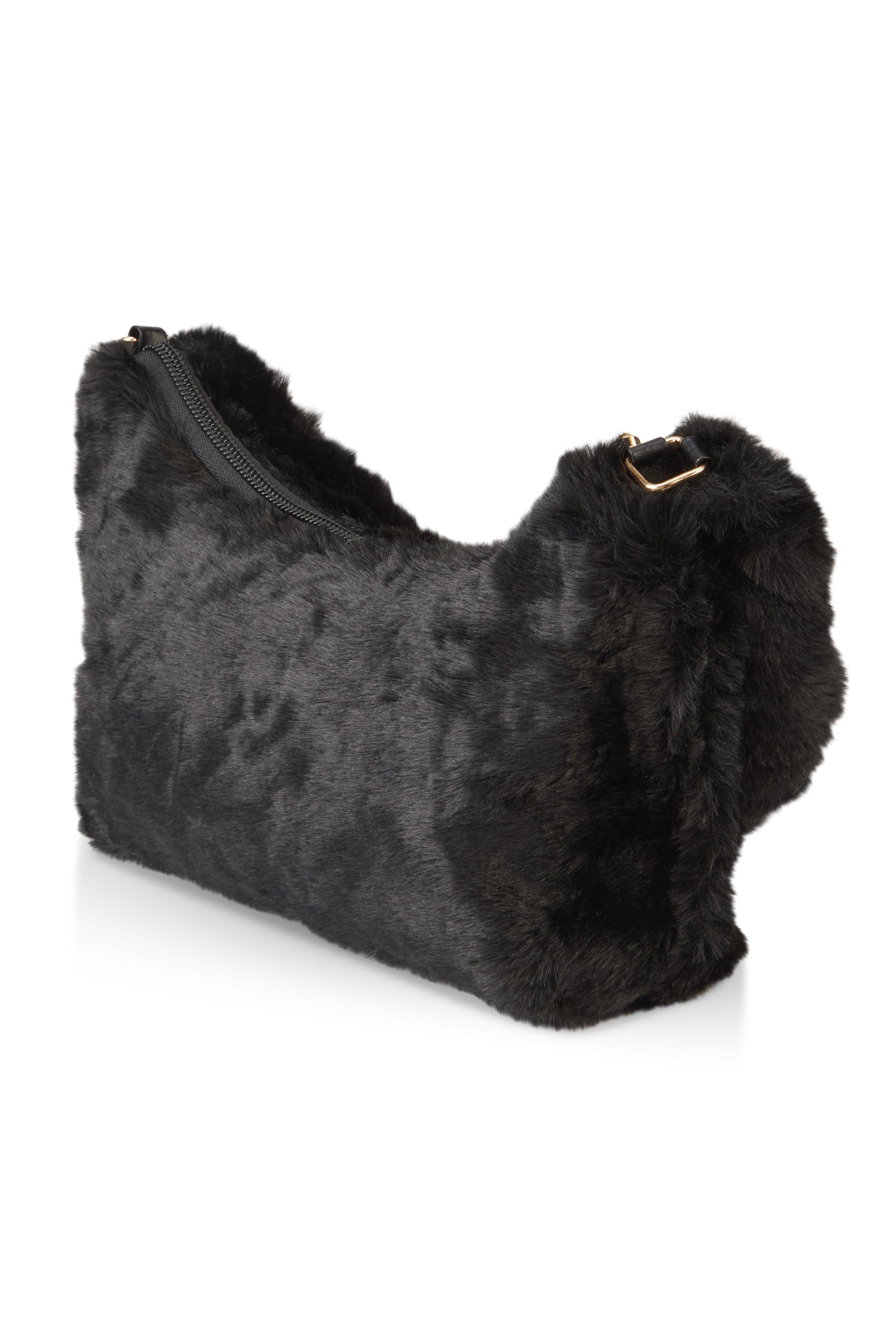 Faux Fur Shoulder Bag Female Product Image